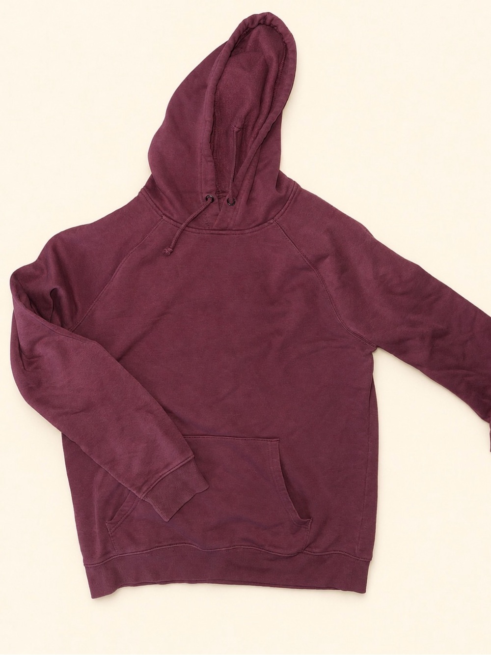 Women's Burgundy Pullover Hoodie - Unbranded
